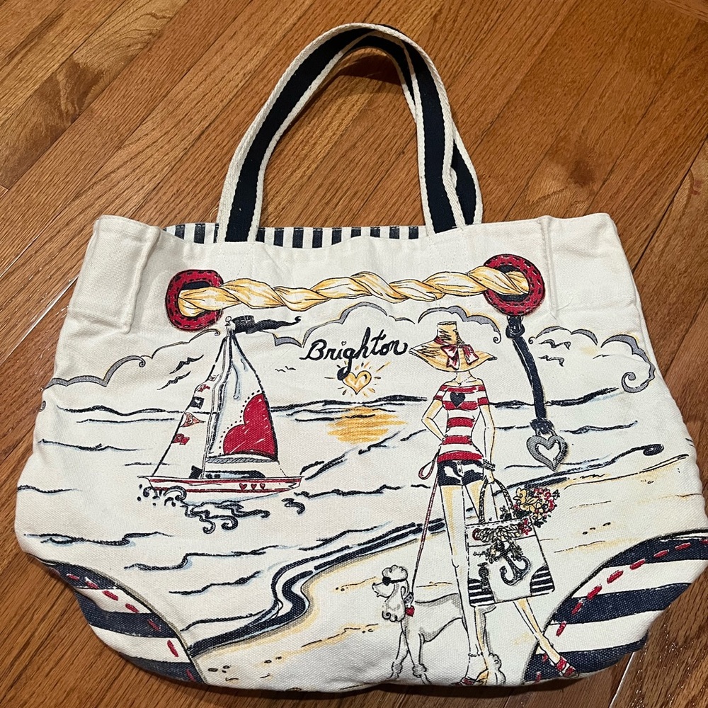 Brighton canvas beach tote